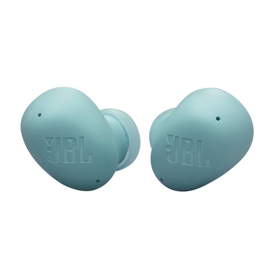 JBL Vibe Buds 2 - Blue - True Wireless Noise Cancelling Earbuds - Detailshot 3